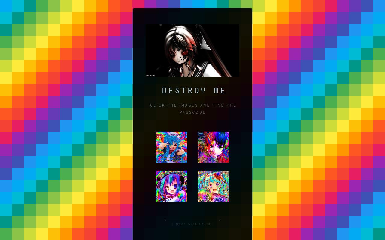 Carrd profile picture for @destroy